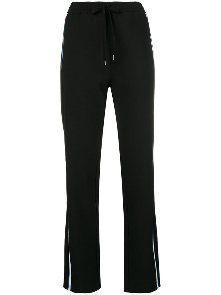 No21 Side-stripe Drawstring Trousers - Black