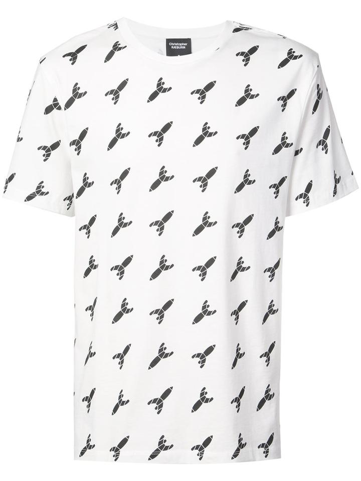 Christopher Raeburn - Rocket Mascot T-shirt - Men - Cotton - Xl, White, Cotton