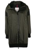 Moncler Front Zipped Coat - Green