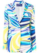 Emilio Pucci Printed Blazer - Blue