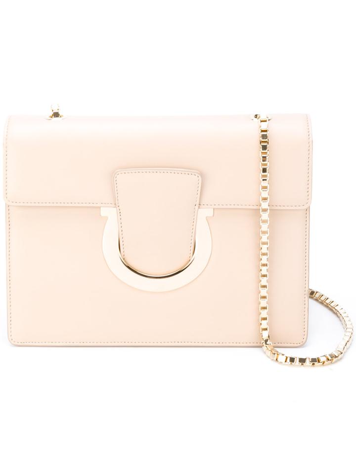 Salvatore Ferragamo Thalia Clutch Bag - Nude & Neutrals