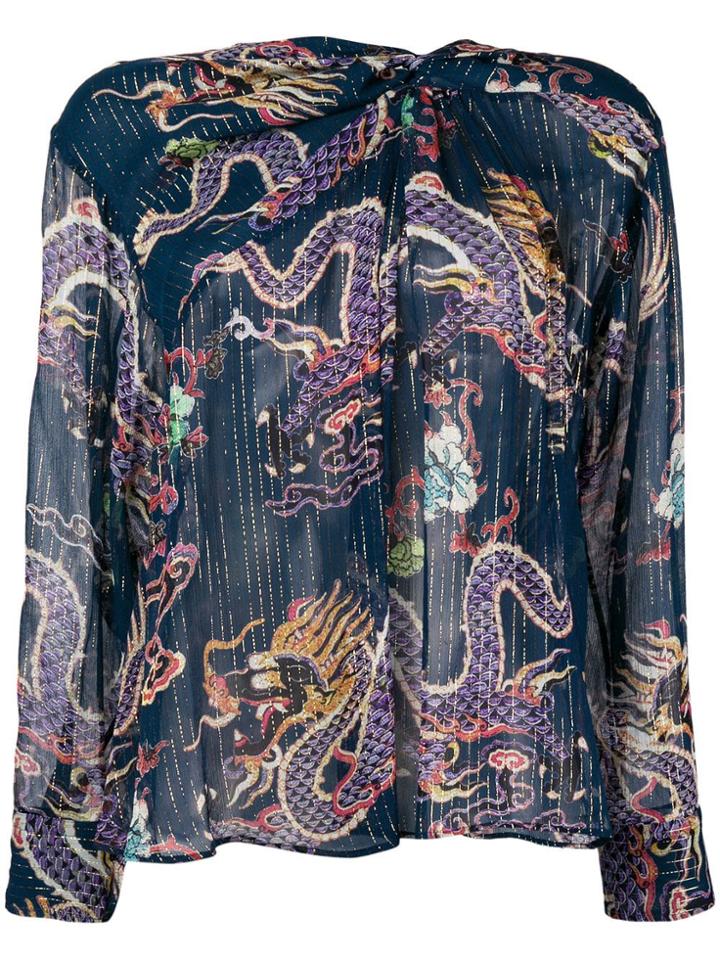 Isabel Marant Debby Blouse - Blue