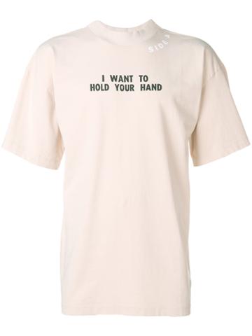 The Incorporated I Want To Hold Your Hand T-shirt - Nude & Neutrals
