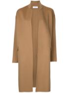 Astraet Tailored Longline Coat - Brown