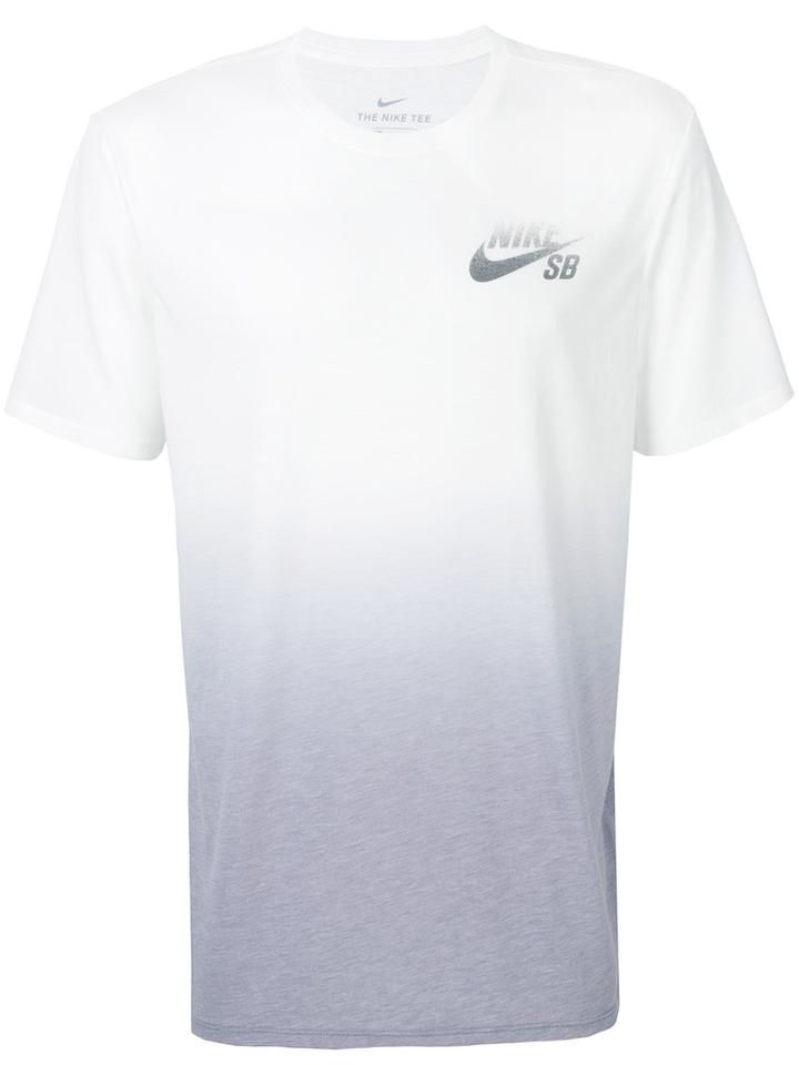 Nike - Sb Gradient T-shirt - Men - Cotton/polyester/viscose - Xl, White, Cotton/polyester/viscose