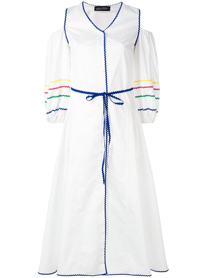 Anna October Midi Dress - White