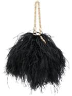 Jimmy Choo Callie Feather Bag - Black