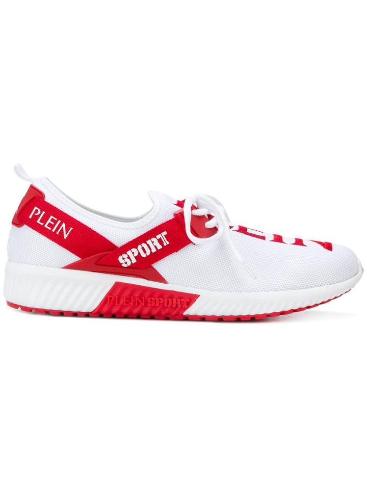 Plein Sport Challenger Runner Sneakers - White