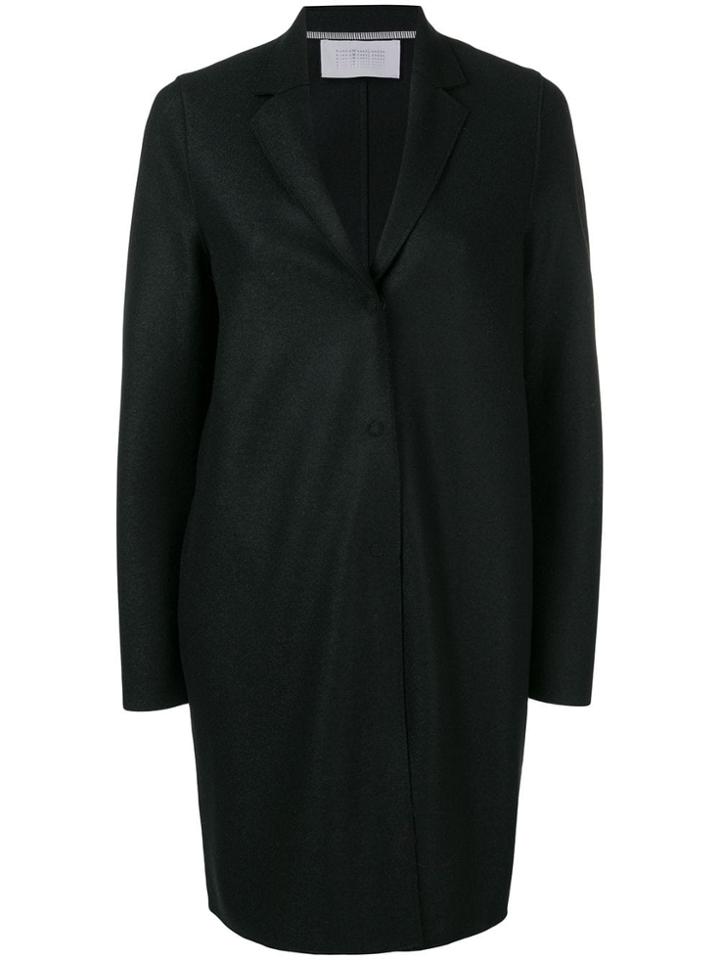 Harris Wharf London Fitted Single-breasted Coat - Black