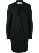 Harris Wharf London Fitted Single-breasted Coat - Black