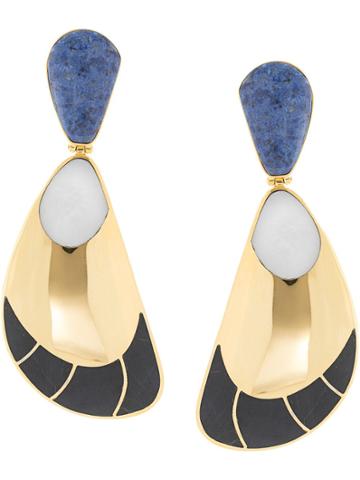 Monica Sordo Garzon Clip Earrings - Gold