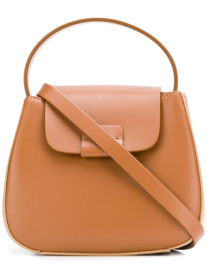 Nico Giani Calf Leather Shoulder Bag - Brown