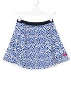 Kenzo Kids Floral Print Skirt - Blue