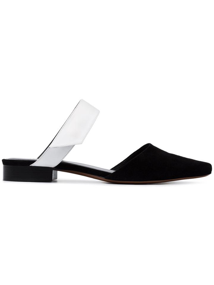 Neous Epi 15 Suede Flat Pumps - Black