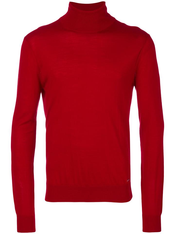 Dsquared2 - Classic Turtleneck Jumper - Men - Wool - Xxl, Red, Wool