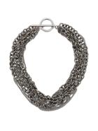 Ann Demeulemeester Multichain Necklace - Silver