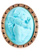 Amedeo Angel Ring, Women's, Size: 6, Blue