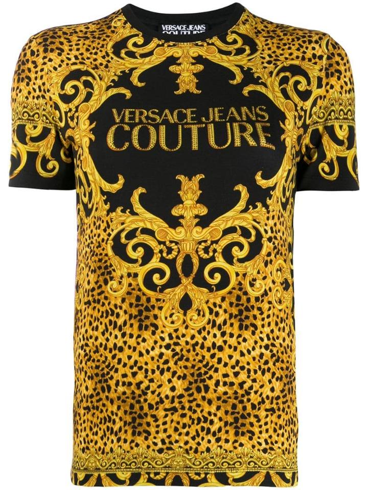 Versace Jeans Couture Baroque Print T-shirt - Black