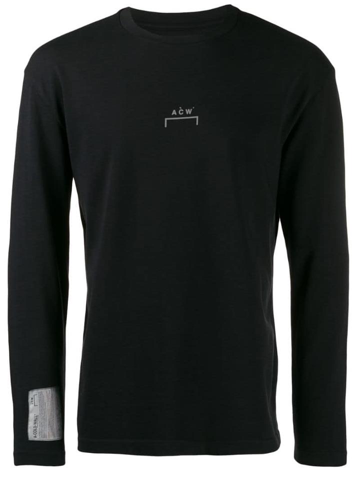 A-cold-wall* Contrast Logo Jumper - Black