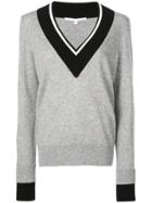 Veronica Beard V-neck Jumper - Grey