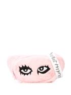 Haculla Eyes Fur Belt Bag - Pink