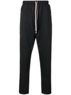Alchemy Drop-crotch Track Trousers - Black