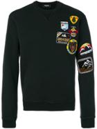 Dsquared2 Embroidered Patch Sweatshirt - Black