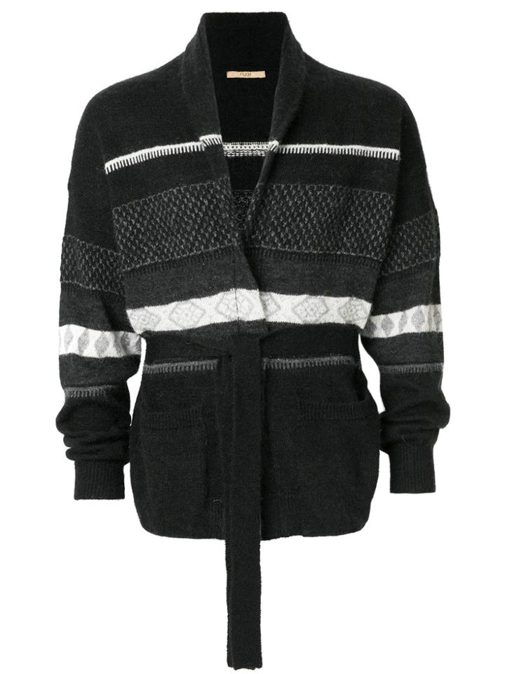 Nuur Tie Waist Pullover - Black