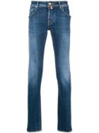 Jacob Cohen Classic Washed-effect Jeans - Blue