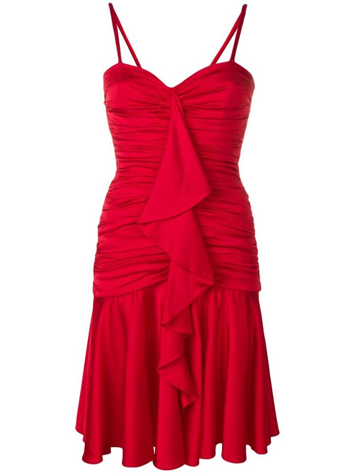 Moschino Frill-trim Flared Dress