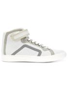 Pierre Hardy Les Baskets Hi-top Sneakers, Men's, Size: 46, White, Leather