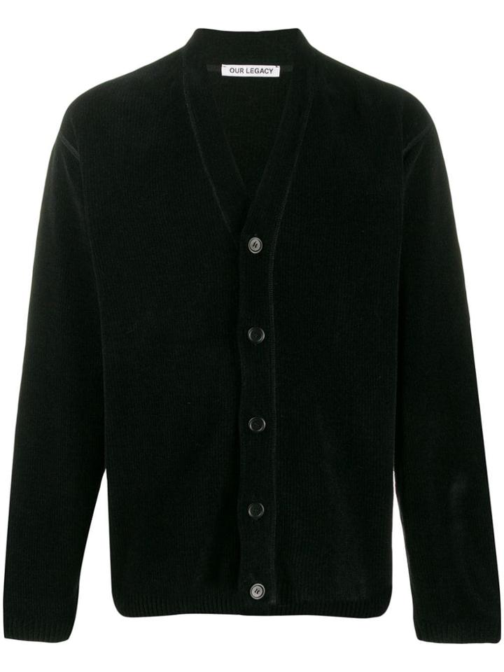 Our Legacy V-neck Cardigan - Black