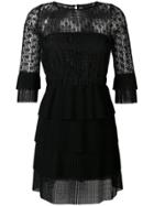 Just Cavalli Lace-embroidered Dress - Black
