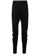 Masnada Dropped Crotch Trousers - Black