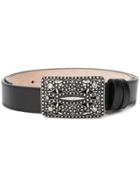 Marc Jacobs Embellished Buckle Belt - Black