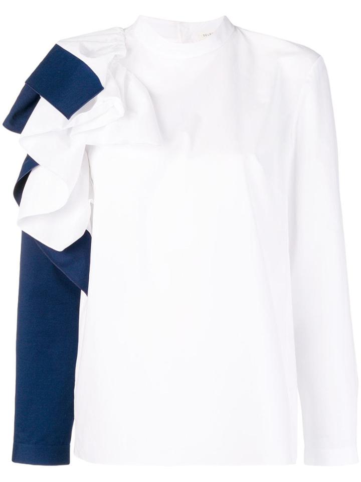 Delpozo Ruffled Shirt - White