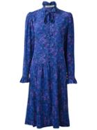 Jean Louis Scherrer Vintage Floral Print Shift Dress