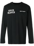 Palm Angels Longsleeved Adios Heaven T-shirt - Black