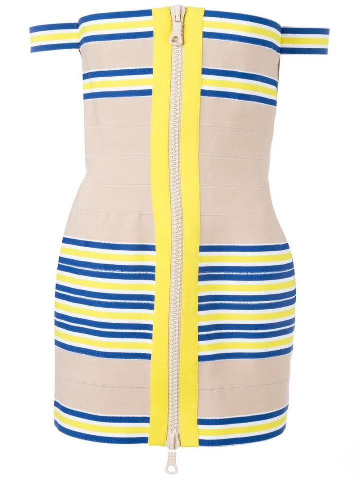 Dsquared2 Zipped Off Shoulder Dress