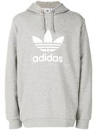 Adidas Adidas Originals Trefoil Hoodie - Grey