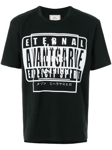 Maison Mihara Yasuhiro Avantgarde Printed T-shirt - Black