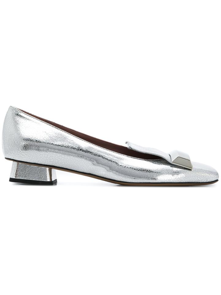 Rayne Metallic Geometric Ballerinas