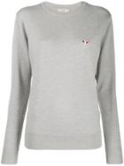 Maison Kitsuné Fox Patch Sweater - Grey