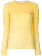 Agnona Long Sleeved Knit Top - Yellow & Orange