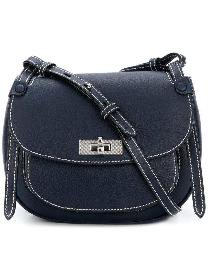 Bally B Turn Medium Saddle Bag - Blue
