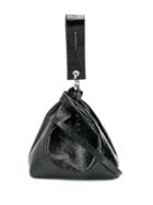 Elena Ghisellini Vanity S Naplack Clutch Bag - Black