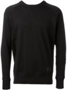 Y-3 Slit Back Sweatshirt, Men's, Size: L, Black, Cotton/viscose/polyamide/polyurethane