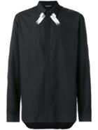 Neil Barrett Stripe Embellished Shirt - Black