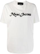 Marc Jacobs Embroidered Logo T-shirt - White
