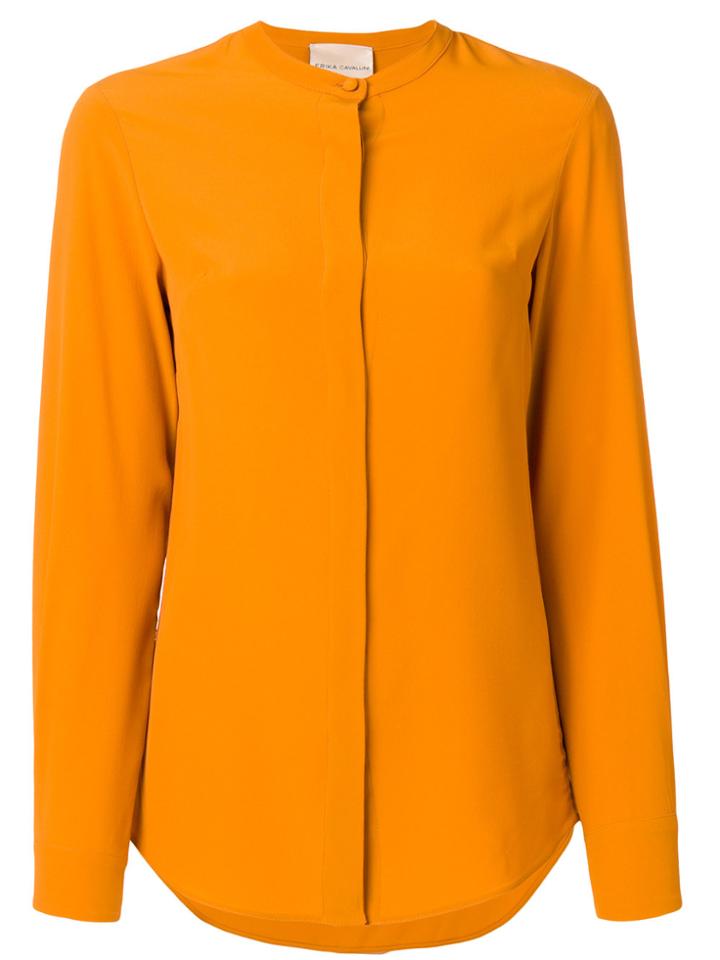 Erika Cavallini Mandarin Blouse - Yellow & Orange